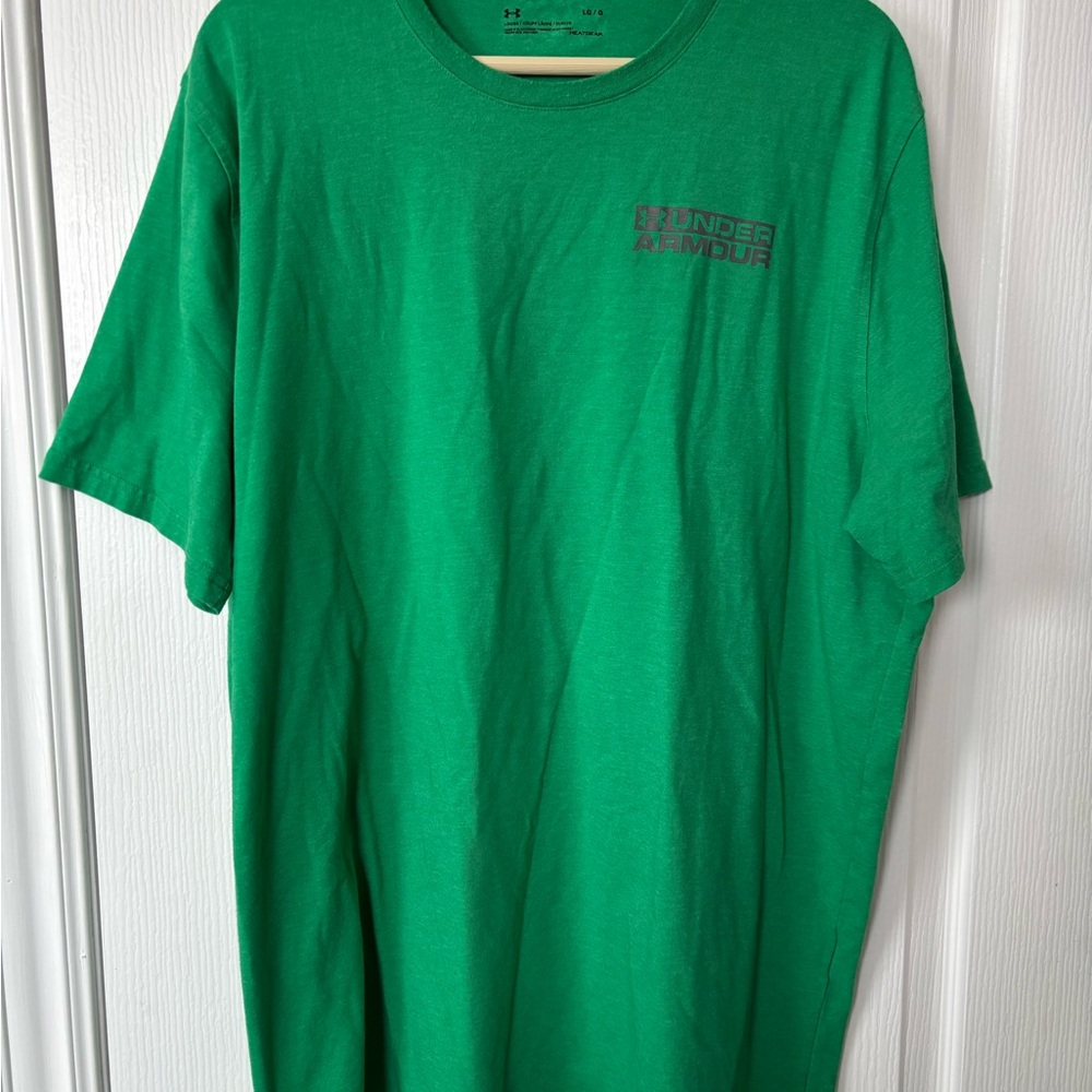 Large Men's Vibrant Green Short Sleeve Tee